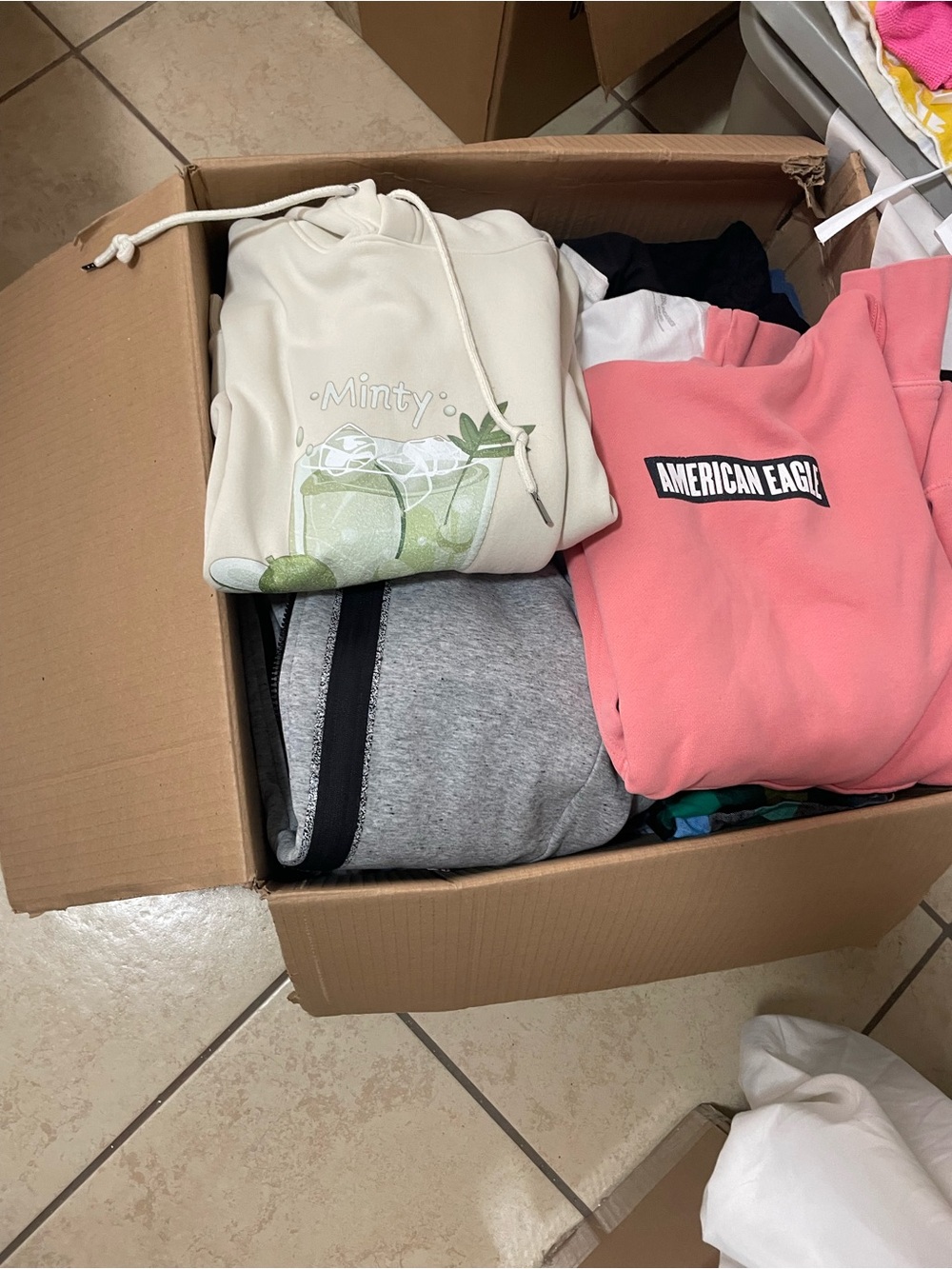 American Eagle Pink Logo Sweatshirt